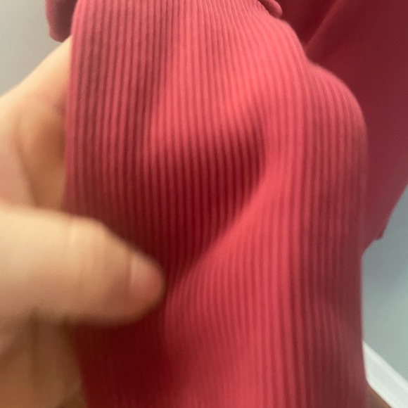 Athletica Hoodie Dress burgundy/ drawstring Size M/T - Picture 2 of 12